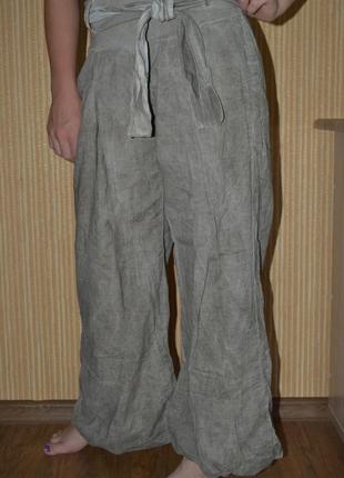 S/36/8 модні і легкі штани алладины, італія. широкі штани. шаравары.2 фото