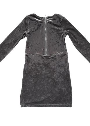 Плаття велюрове з переливом для дівчат 2-10 років фірми h&m швеція2 фото