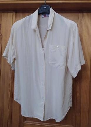 Рубашка шелковая, винтаж