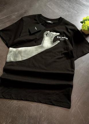 Балмейн мужская футболка / качественная мужская брендовая футболка balmain