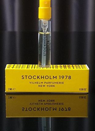 Оригинальный пробник vilhelm parfumerie stockholm 1978 eau de parfum_2ml2 фото