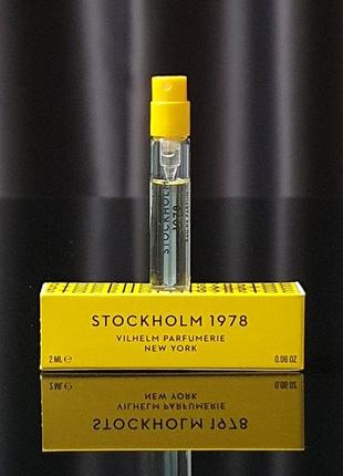 Оригинальный пробник vilhelm parfumerie stockholm 1978 eau de parfum_2ml6 фото