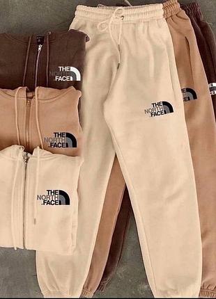 Костюм спортивный цвета: меланж, черный, шоколад, капучино, бежевый