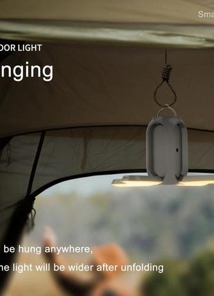 Светодиодная лампа лепесток, светильник, фонарь, повербанк для кемпинга, природы, палаток, 8000mah6 фото