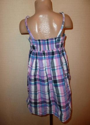 Marks&spencer хлопчатый сарафан на 7 лет рост 122 см, хлопок2 фото