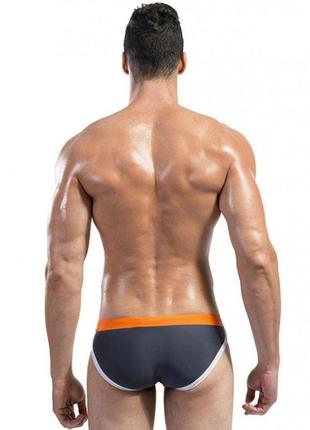 Черные плавки с оранжевой резинкой desmit