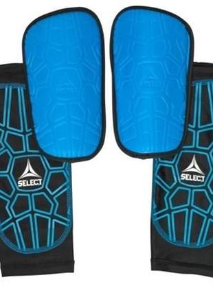 Щитки футбольні select shin guard super safe v23 синій, чорний уні xs (зріст 134см) 647810-019