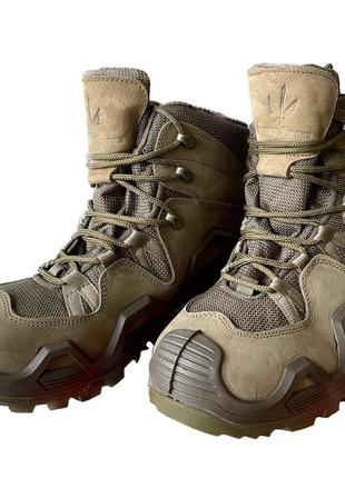 Тактические ботинки single sword хаки, удобная обувь для военных.