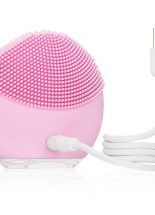 Силиконовая щетка foreo luna mini для чистки лица, массажер луна4 фото