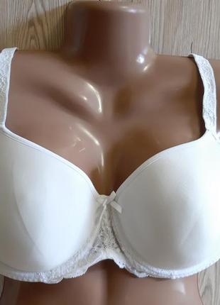 ❤👍. 85с. esmara. бюстгальтер поролон. тонкий. дихає. білий. мінімайзер. харків