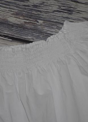 L фирменная женская выбитая рубашка блузка блуза туника легкая натуральная баска5 фото