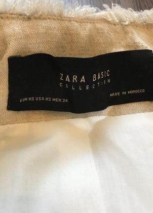 Новый пиджак zara коттон/льон+широкий пояс рр xs5 фото