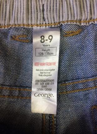 Джинсовые бриджи george 3