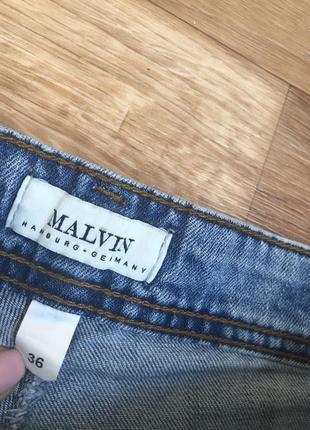 Стильні джинсові шорти з вишивкою malvin2 фото
