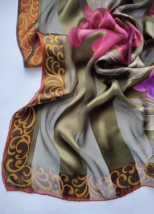 Шелковый платок balenciaga paris7 фото