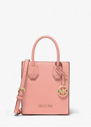 Сумка кроссбоді michael kors mercer extra-small pebbled leather5 фото