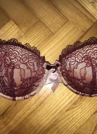 Palmers, бюстгальтер балконет, кружево/сатин, чашка с!