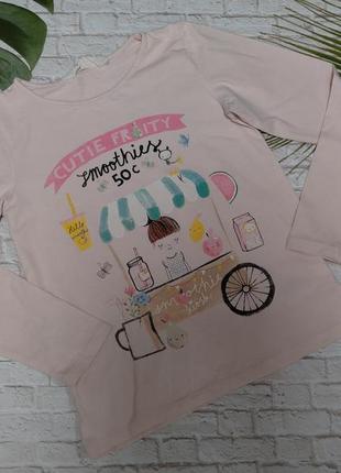 Футболка с рукавом h&m на 6-8 лет