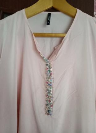 Блузка розовая р.50-56.