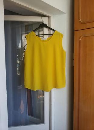 Шовкова майка топ la griffe ausoni італія 100% шовк