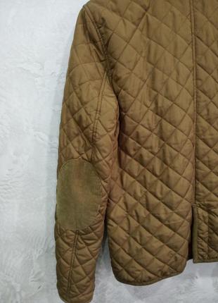 Topshop горчичная стеганая курточка на весну, стеганка6 фото