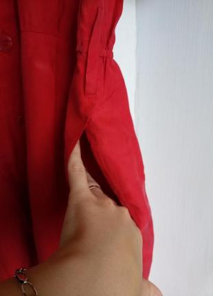 Шовкова сукня сорочка з кишенями 100% шовк2 фото