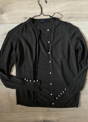 Легкий кардиган zara зелений