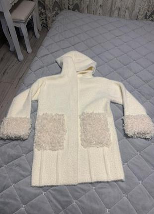 Кардиган пальто пальтішко альпака 7-8 років