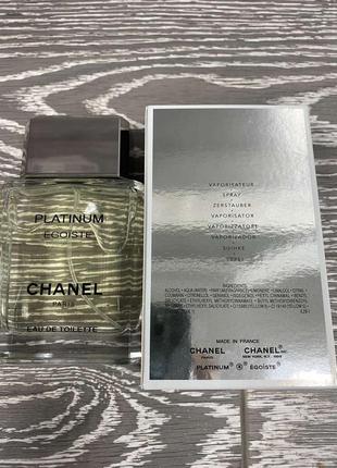 Чоловічі парфуми шанельдармо платинум 100 мл ( оригінальне паковання)4 фото