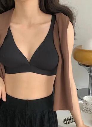 Бюст - топ з застібкою спереді безшовний гладенький 💖💝💖