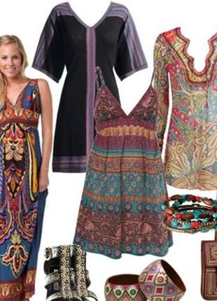 Макси сарафан в восточном стиле