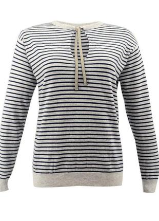 Полосатая кофточка в стиле brunello cucinelli3 фото