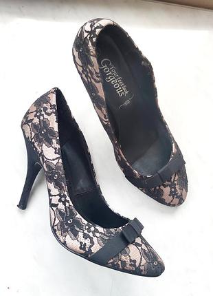 Туфлі з бантиком святкові 38 new look