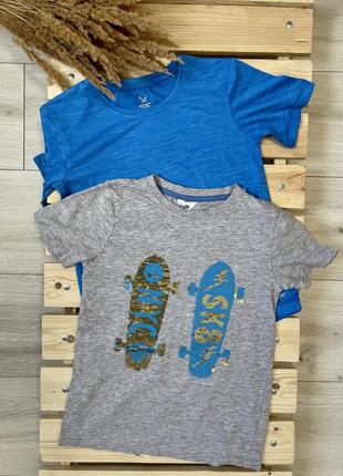 Комплект футболок на 7-8 лет.