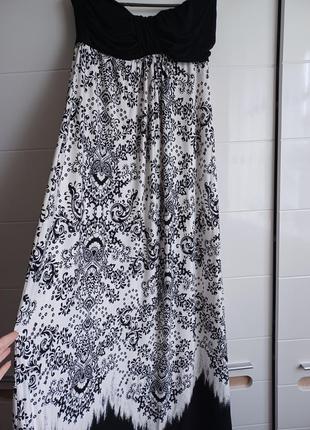 Максі плаття сарафан в пол без брительок2 фото
