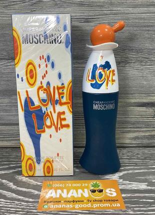 Парфуми жіночі moschino i love love 100 мл / москіно ай ловий / ( оригінальне паковання)