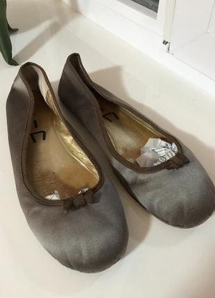 Атласні балетки