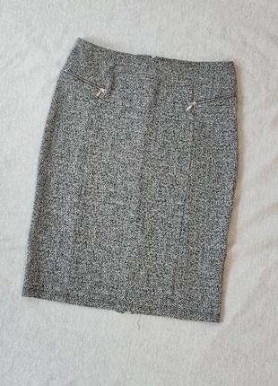 Текстурированная юбка карандаш1 фото