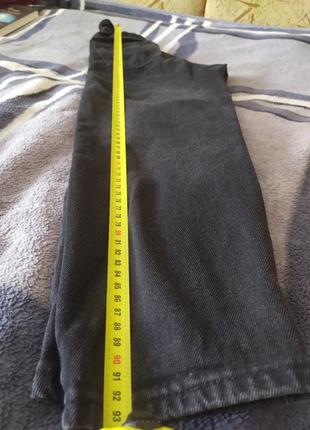 Черные джинсы с резинкой на талии6 фото