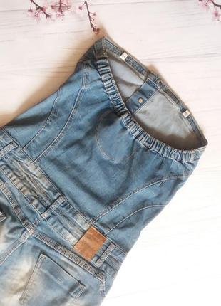 Комбинезон ромпер джинсовый  шорты2 фото