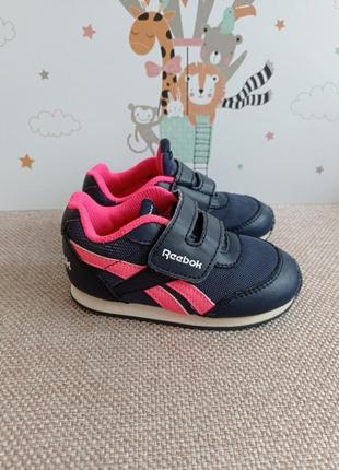 Кроссовки на липучках reebok royal classic jogger cn1342/ разм.22,5 оригинал