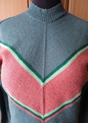 Мужская, женская кофта, свитер, джемпер, шерсть, большой размер2 фото