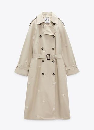 Новый стильный плащ зара zara