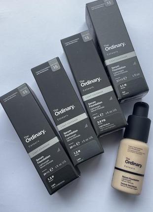 The ordinary serum foundation, 30 мл - светлый пигмент, суспензионная система среднего покрытия1 фото