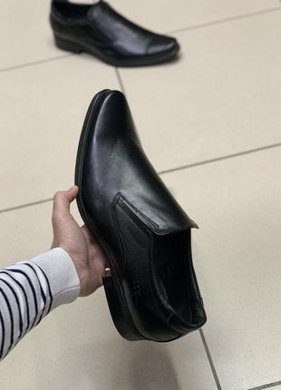 Кожаные мужские туфли классика1 фото