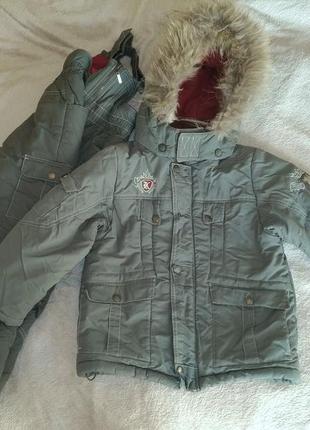 Зимовий комбінезон kiko, р. 110-116. костюм, куртка та напівкомбінезон6 фото
