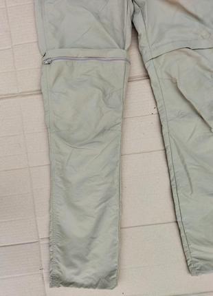 S/m - треккинговые 2в1 штаны трансформеры 46 nord походные брюки шорты туристические9 фото