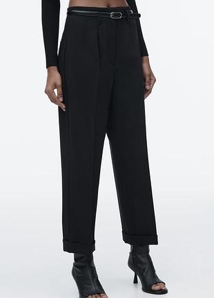 Штани з ременем zara 4