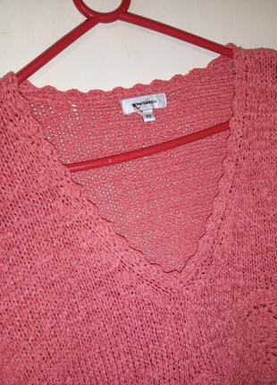 Яркий,женственный джемпер-свитер,большого размера,бохо,vera varelli4 фото