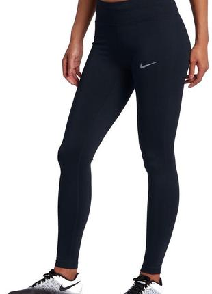 Чорні лосини nike womens dri-fit power essential tights 🛍️1+1=3🛍️